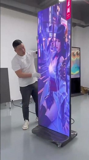 GOB foldable & spliceable LED Poster #digitalsignage #ledinnovation #eventtech