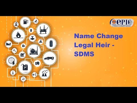 #2 Name Change Legal Heir in #SDMS software by IOCL