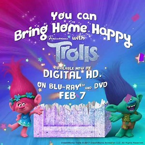 35K views · 1.2K reactions | #BringHomeHappy on Digital HD now & on Blu-Ray/DVD Feb. 7th! Sing along to the Original Motion Picture Soundtrack on iTunes featuring "CAN'T STOP THE FEELING!” + songs performed by Justin Timberlake, Anna Kendrick and more. | Trolls | Facebook
