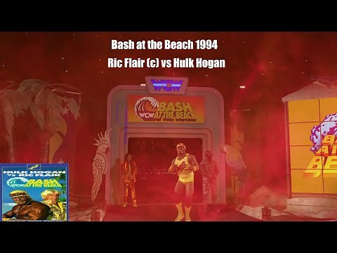 WCW Bash at the Beach 1994 - Ric Flair (c) vs Hulk Hogan