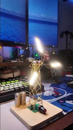 Build Your Own Glowing Wind Turbine 🌬️ | DIY LED Windmill Soldering Kit