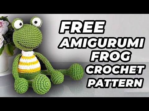 AMIGURUMI FROG FREE CROCHET PATTERN