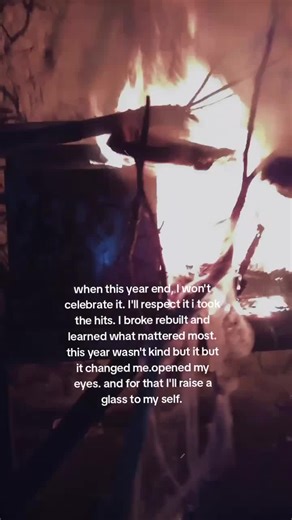 when this year end, I won't celebrate it. I'll respect it i took the hits. I broke rebuilt and learned what mattered most. this year wasn't kind but it but it changed me.opened my eyes. and for that I'll raise a glass to my self. #viral #real #fyp #likes #followme @Steven Loehlein