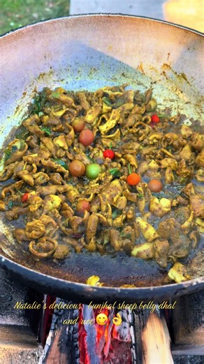 Delicious Bunjhal Sheep Belly Dhal and Rice Recipe