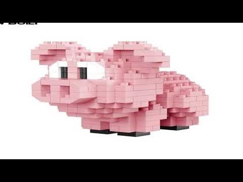 #Parrot Puzzle Assembly Building Blocks Toys Animal Series 3D Model Micro Mini Diamond Brick Childr