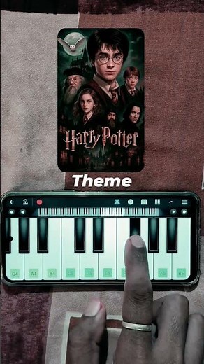 Harry Potter Theme on Perfect piano tunes ।step by step। easy Piano tutorial।#shorts