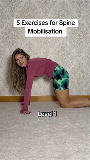 spinal mobility! daily exercises to improve flexibility, posture, Ms control! helping you move better and feel better every day based in Chicago, IL 🇺🇸 #mobility #spinehealth #dailyyoga #fyp