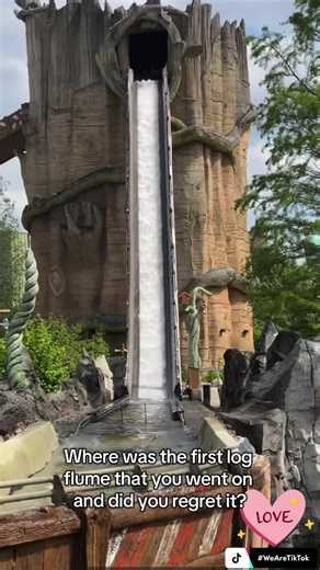 Log flume rides at Blackpool #fairground #amusementpark #funnyvideo #fyp #carnival