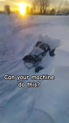 Can it Conquer the Snow Wall? 🤔🔥#RC #RCCar #Offroad #Winter #Snow #RemoteControl #MonsterTruck