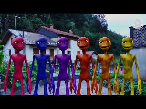 Alien dance VS Funny alien VS Dame tu cosita VS Funny alien dance VS Green alien dance VS Dance song