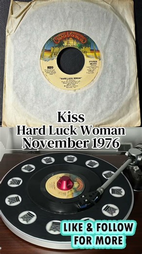 Kiss - Hard Luck Woman - 1976 #70s #Rock #Music #vinylrecords #vinylcollection
