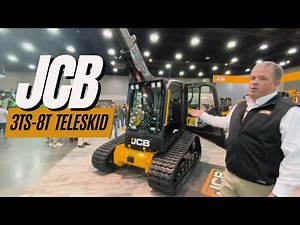 JCB's LARGEST 3TS-8T Teleskid — World's First Skid Steer/Compact Track Loader with Telescoping Boom