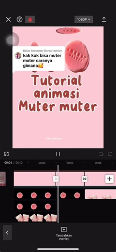 Tutorial Edit Video Muter-Muter di CapCut
