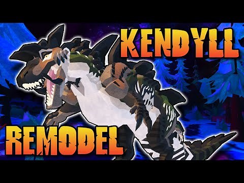 KENDYLL REMODEL - The Semi Aquatic DINOSAUR! | Creatures Of Sonaria