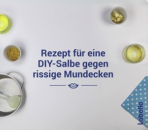 Mit dieser einfachen DIY-Salbe gehören eingerissene Mundecken bald der Vergangenheit an. | Labello