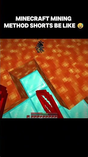 This mining method is actually a joke 😅 #minecraft #shorts