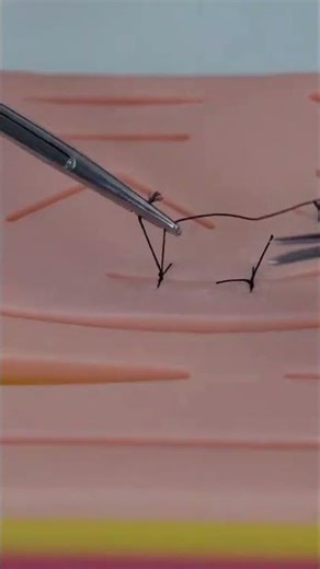 Suture like a surgeon 🪡 #suturepractice