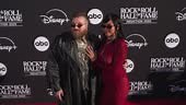 Teddy Swims and Raiche Wright attend the 2025 Rock & Roll Hall of...