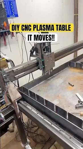 DIY CNC Plasma Table Build Series. Check the linked video for more!