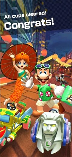 2026 Winter Tour all-cup cleared scene | Mario Kart Tour #mariokarttour #mario #luigi