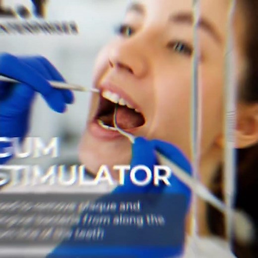 Gum Stimulator – designed to remove plaque and bacteria along the gum line for healthier gums