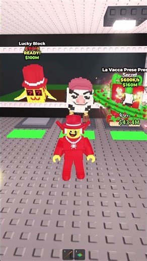 I STOLE La Vacca Prese Presente 😱 Crazy Lucky Block #7x7 #roblox