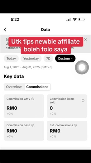 Folo utk tips newbie affiliate