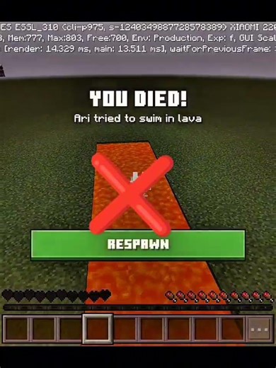 "Which armour can survive from lava"🌋 - Minecraft #minecraft #shorts #viral #fyp #minecraftyoutuber