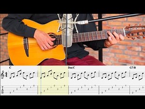 J.S. Bach - Prelude in C (BWV 846) - Classical Guitar Tutorial
