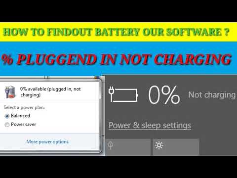Laptop Battery not charging 0% available (plugged in, not charging) Windows 7,8,8.1,10.11.12