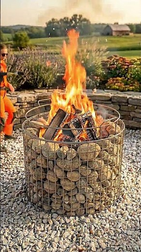 DIY Fire Pit Grill 🔥 Backyard BBQ Upgrade (Before & After Transformation)