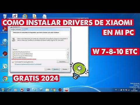 COMO INSTALAR DRIVERS DE XIAOMI EN MI PC (GRATIS) 2025
