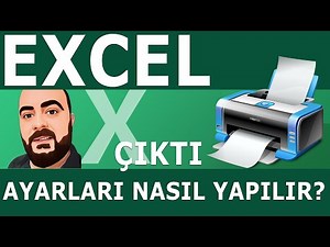 Excel çıktı (yazdırma) ayarları nasıl yapılır? | Excel Dersleri