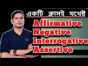 affirmative, negative, interrogative | all in one | changing sentence | transformation of sentences