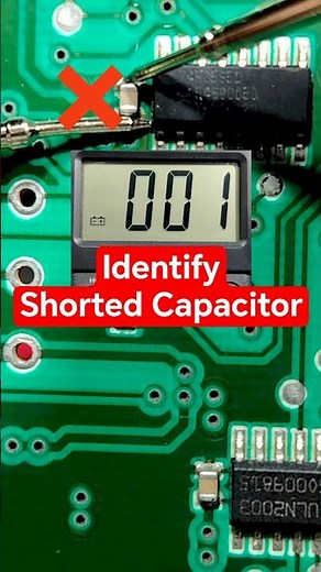 SMD Capacitor Test | Identify Shorted Ceramic Capacitor Without Thermal Camera #shorts #repair