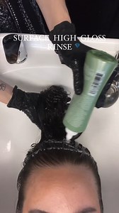 Who knew adding shine to your hair could be this fun?! @alchemycolorlab uses our Blowout High Gloss Rinse to create this gorgeous glass-like blowout 朗 Have you added this product to your routine? ↓ | Surface Hair | Facebook