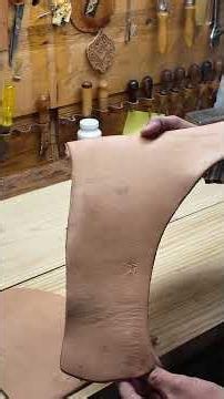 Thickness of leather doesn’t determine its strength alone. #leathercraft #leatherwork #leather