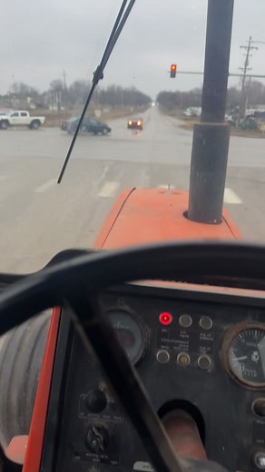What youre gonna want to do is buy a tractor thats been sitting for 16 years and drive it 39 miles home. #tractor #farmlife #allischalmers #kansas #viral
