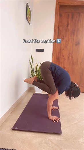 Seema |Yoga |Gym| Fitness |Lifestyle on Instagram: "🧘‍♀️ THREE STEPS – HOW I GOT BAKASANA 1️⃣: Trust + Props • Used blocks for confidence • Shifted weight forward slowly • Learned to fall safely 👉 Fear reduces before strength builds 2️⃣: Core & Arm Engagement • Hug elbows in • Lift one foot at a time • Engage core, not jump 👉 Control over momentum 3️⃣: Balance & Breath • Both feet lift • Gaze forward, steady breath • Hold with calm mind 👉 Strength meets stability ⸻ ✨ BENEFITS OF BAKASANA • B