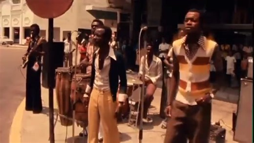 Orchestre Symba performing on the streets of Kinshasa for ‘Zaire 74. From the 2008 documentary “Soul Power,” directed by Jeff Levy-Hinte. #OrchestreSymba #Zaire74 #JazzIsDead | Jazz Is Dead