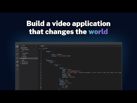 Shotstack Edit API Explainer Video