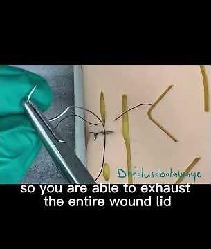 How to make Far near near far suture pattern