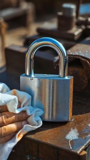 Rusty Lock & Key Restoration | Satisfying Metal Cleaning