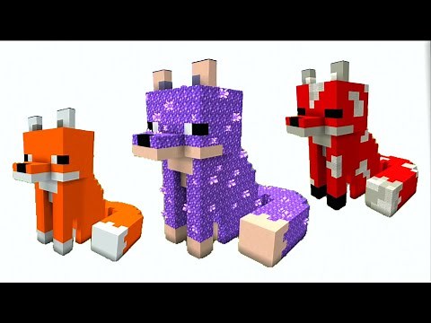 How to build a cute sitting fox statue | Easy Minecraft Tutorial