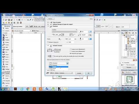 formation archicad : comment coter et faire une cotation extérieur et intérieur automatique