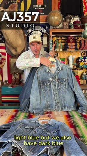 Vintage Levi's 70s denim jacket 🔥 AJ357 Studio #vintage