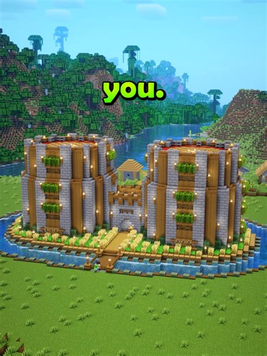 Minecraft Duo Fortified Castle 🏡 #minecraft #minecraftbuilding #minecraftbuilds #minecrafttutorial