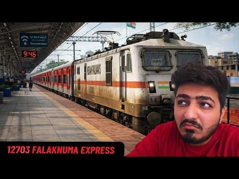 🔴 LIVE: 12703 Falaknuma Express | Howrah to Secunderabad Full Journey | Indian Railways Action 🚆🔥