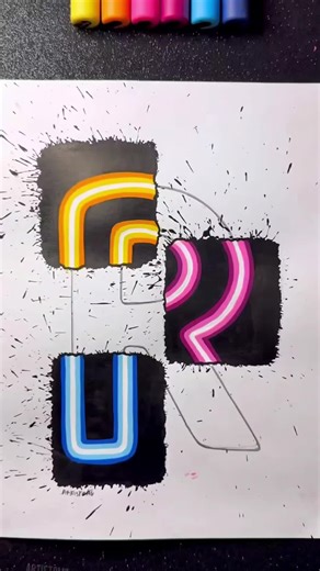 Love this neon style. Simple but super stylish #neon #art #style #coloring #colouring