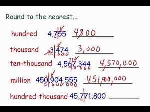 Rounding Whole Numbers